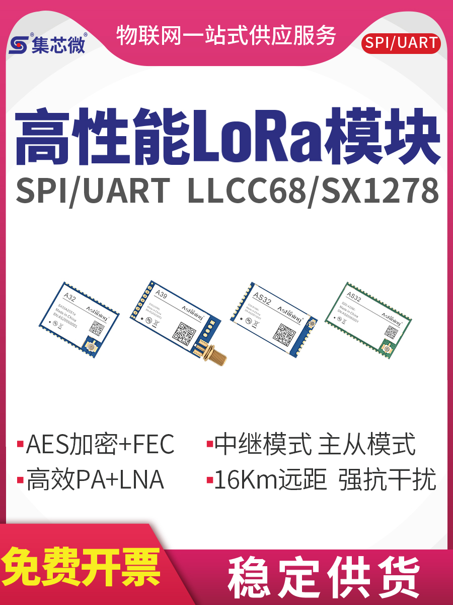 新一代低功耗小尺寸Lora模块433无线串口收发模块将发布Llcc68/Sx