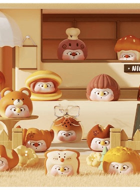 【拆盒】TIMID NIDO墩墩面包屋系列mini盲盒手办