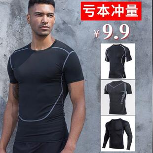 suit 1pcs men set clothes wear fitness gym sport man summer