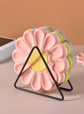 硅胶隔热垫防烫桌垫创意雏菊砂锅垫家用菜盘垫杯子垫碗碟垫盘子垫