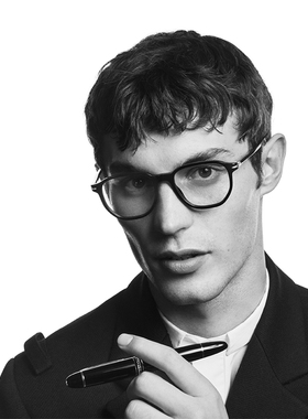 万宝龙Montblanc男女同款板材全框光学近视眼镜框MB0366O