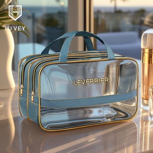 洗漱包干湿分离化妆洗澡男士浴兜出差旅行女防水浴包便携游泳洗浴