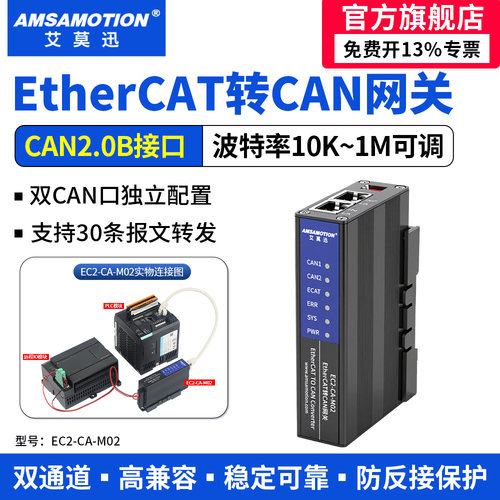 艾莫迅EtherCAT转CAT协议网关