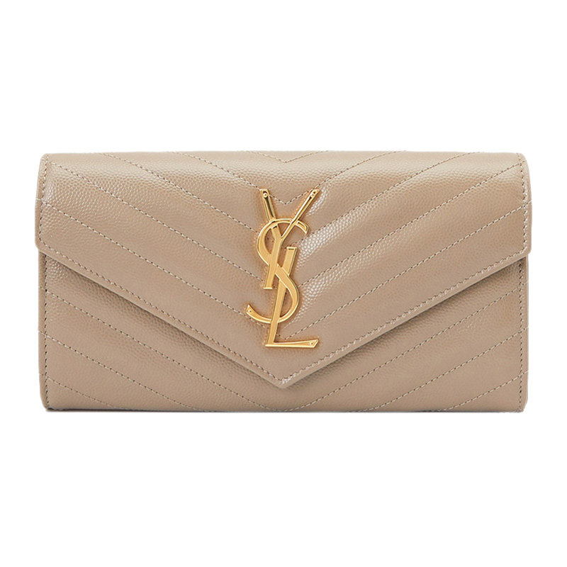 YSL/圣罗兰20春夏女士牛皮长款钱包手拿包