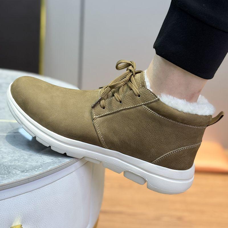 冬季保暖羊皮毛一体休闲运动棉鞋