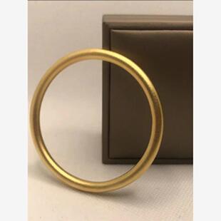 古法传承手镯仿真黄金色假沙金素圈女久不掉色两世欢手链订结婚