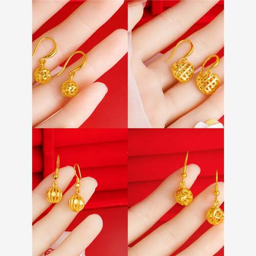 2025新流行的绣球花耳环