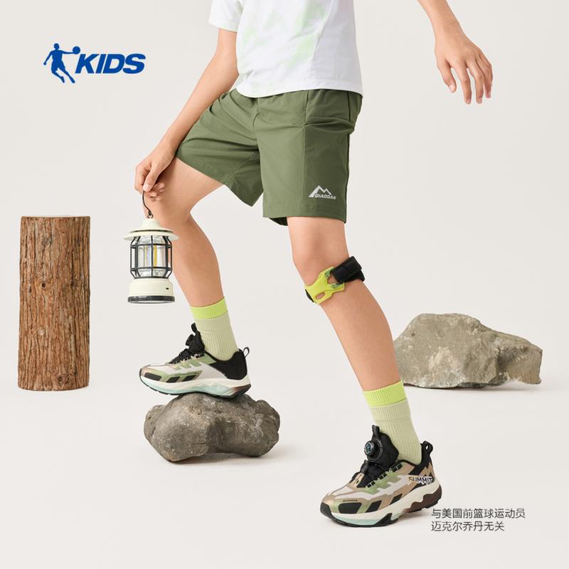 商场同款乔丹儿童装男大童短裤夏装户外登山五分裤子TDFKZA263102
