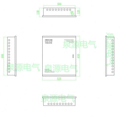 定制定制大号弱电箱 600500大户型光纤入户信息箱多媒体信息箱别