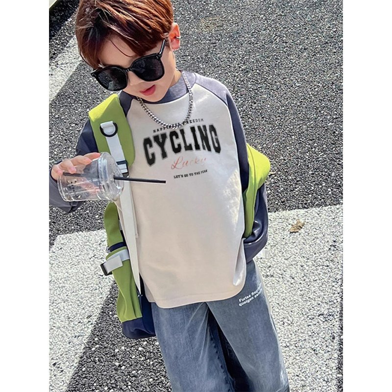 男童德绒半高领长袖T恤2025潮款痞帅童装中大童洋气内搭印花上衣,童装/婴儿装/亲子装,卫衣/绒衫,淘宝优惠券,粉丝福利购,淘宝优惠卷