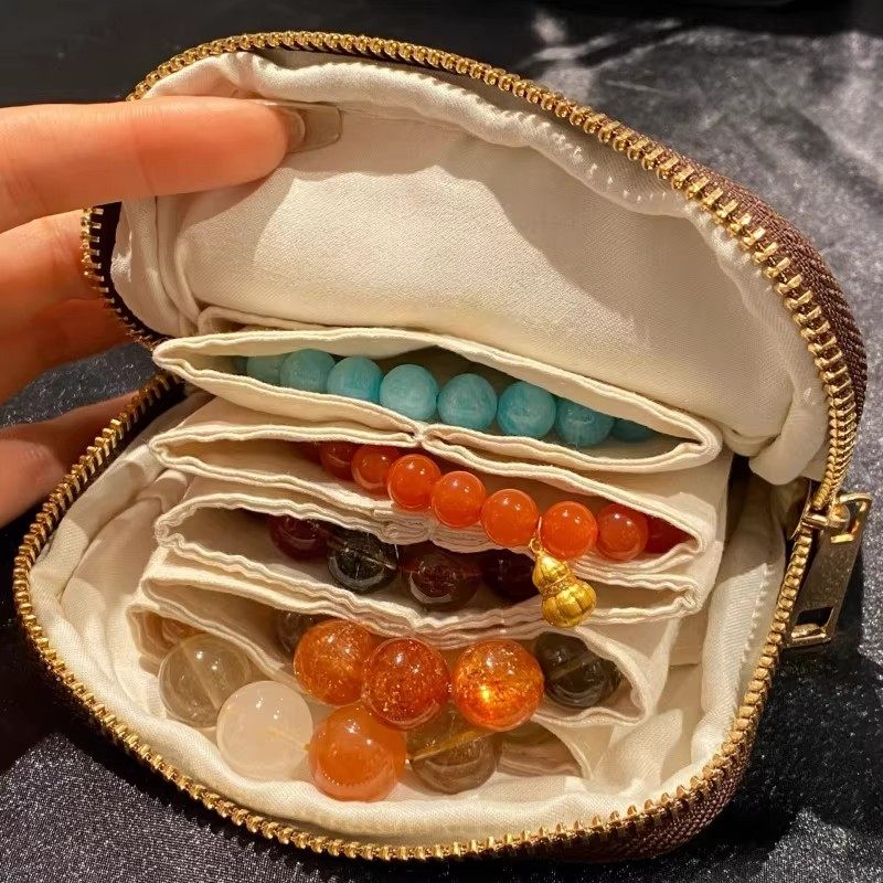 文玩手串收纳包便携大容量首饰包戒指吊坠手链首饰盒珠宝收纳袋女,收纳整理,吸尘器收纳架/盒/袋,淘宝优惠券,粉丝福利购,淘宝优惠卷