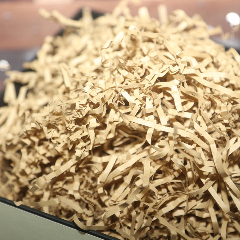 复古褶牛皮皱波浪拉菲草填充物喜糖盒配件礼盒水果化妆品装饰材料