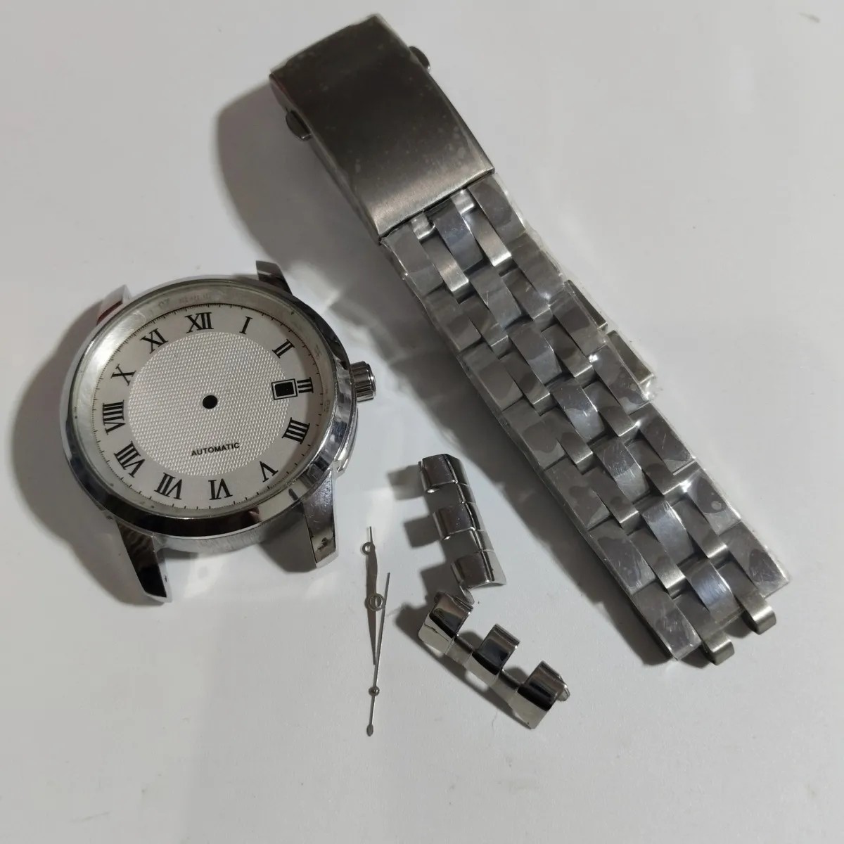 特价表壳39.5毫米某梭1853不锈钢透底钢带2813 8200单历手表配件