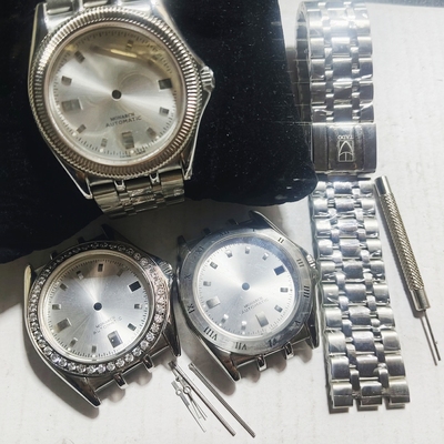 老款表壳帝表壳星座全钢壳36mm不锈钢表壳2824 2836 机芯手表配件