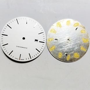 代用1853梭2813 8215 8205 ST6表盘36.4单日历字面大尺寸手表配件