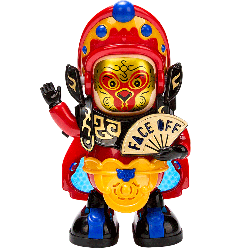 电动变脸娃娃可以唱歌变四张脸