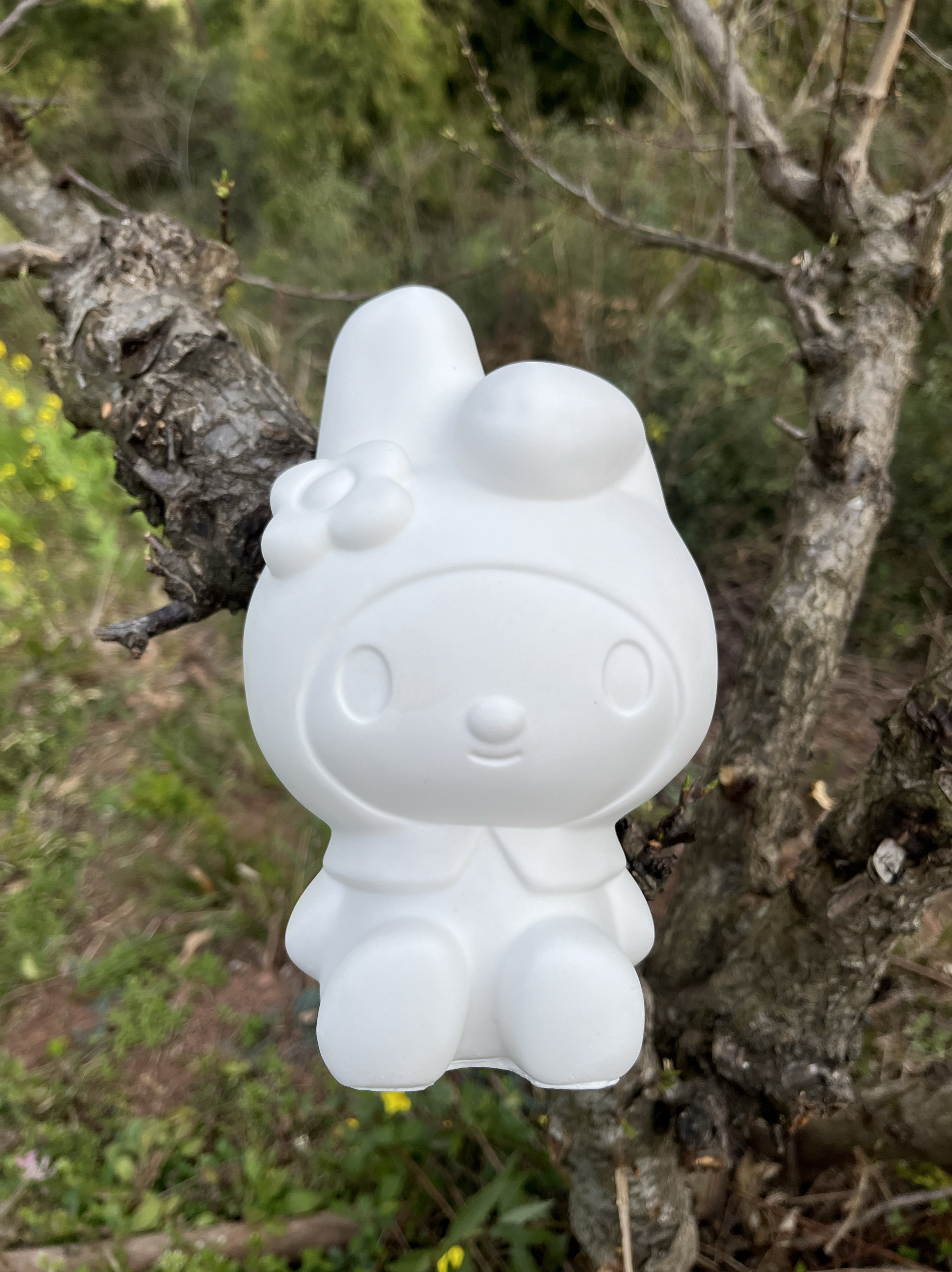 网红石膏娃娃白胚涂色儿童手工d白模填色/模具彩绘/