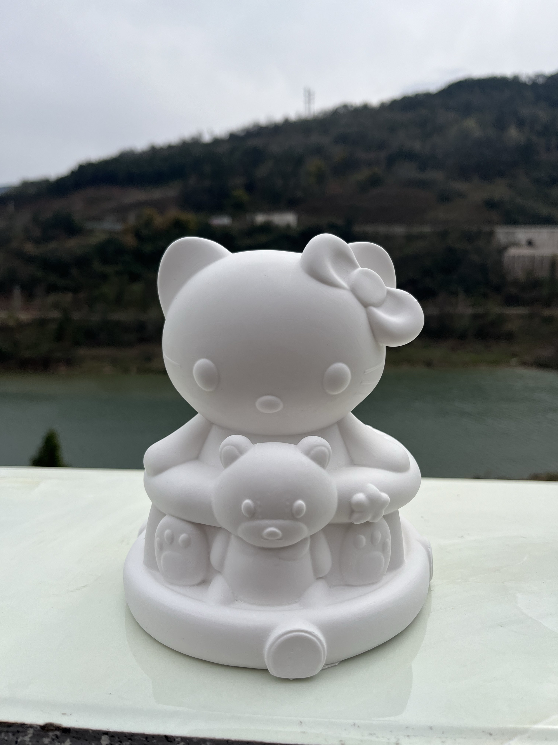 网红石膏娃娃白胚涂色儿童手工d白模填色/模具彩绘/