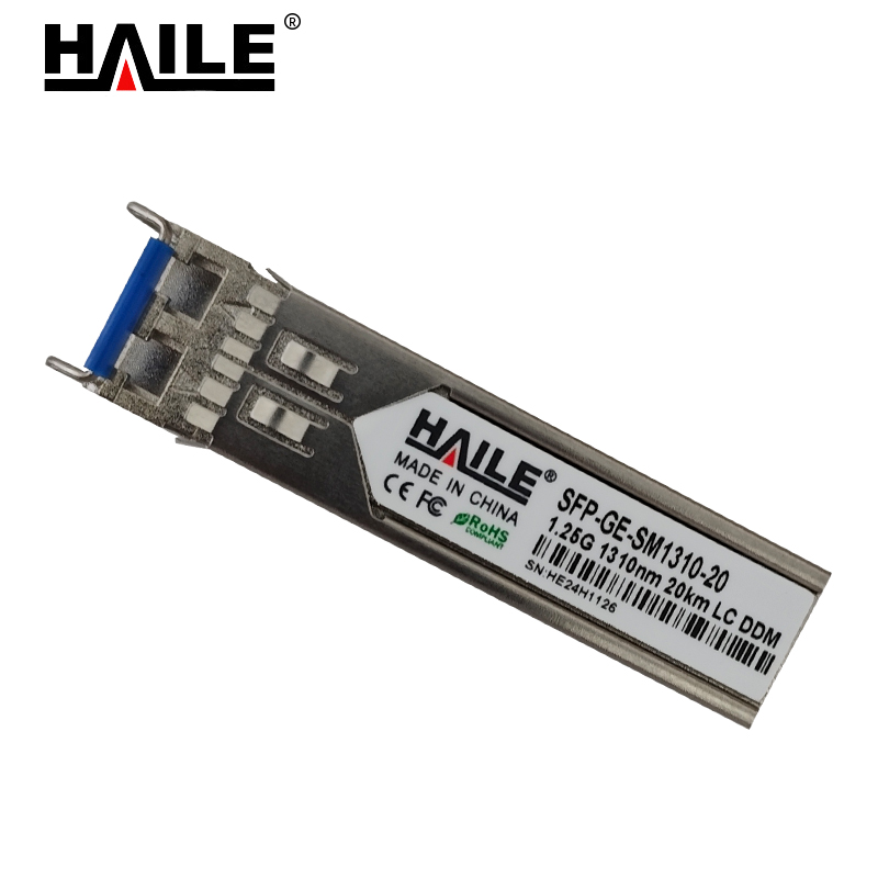 HAILE光模块1.25G 1310nm 20km带DDM SFP-GE-SM1310-20 个