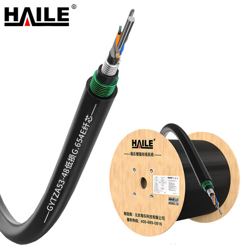 HAILE 重铠地埋光缆1m GYTZA53-48低损G.654E纤芯 米