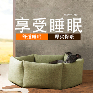 通用可拆洗幼小大型犬金毛耐咬泰迪狗床夏季 狗窝冬天保暖四季 凉窝