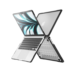 适用苹果macbookair保护壳mac笔记本2023款M2电脑pro套macpro14寸13透明macbookairm2膜M1配件2022软16mbp15