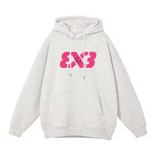 篮球运动连帽卫衣训练长袖3v3美式联名ins潮牌外套