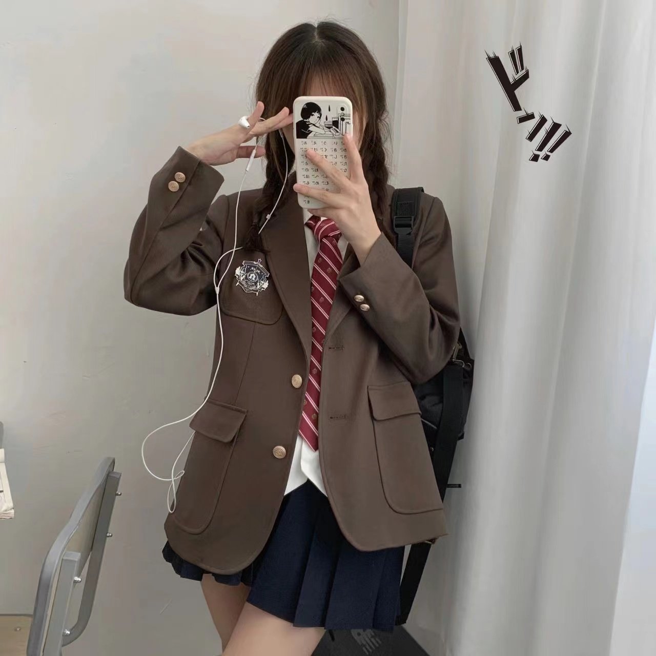 团团的魔法庙会jk西装制服日系原创麻衣学姐西服校供感秋冬外套女
