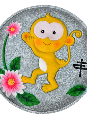 院子草坪脚踏石装饰防滑摆件