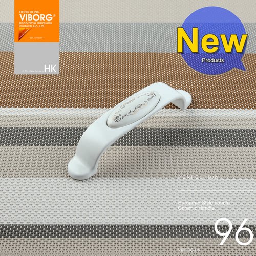 域堡衣柜门欧式陶瓷抽屉拉手