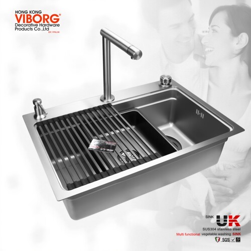 VIBORG304大单槽厨洗碗水池盆