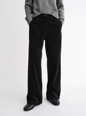 th ROW  城市复古光泽立体灯芯绒水洗中低腰休闲裤