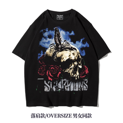 ttoversize五分袖蝎子乐队周边