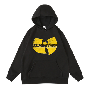东海岸嘻哈饶舌说唱武当派wu-tang衣服秋冬连帽加绒卫衣男女帽衫