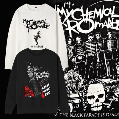 美国朋克浪漫圆领中性套头卫衣