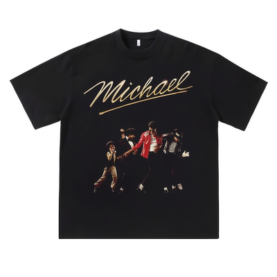 vintage电影迈克尔杰克逊michaeljackson巨星之路周边短袖T恤男女