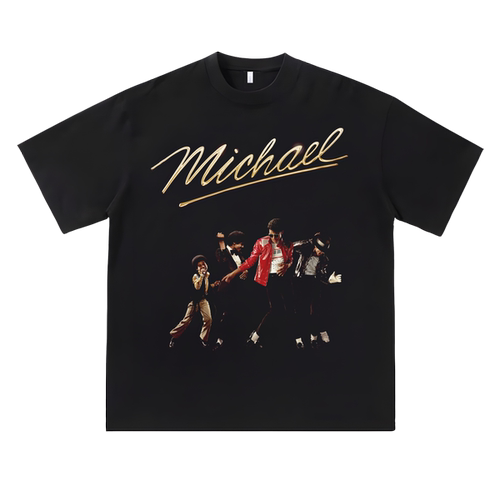 vintage电影迈克尔杰克逊michaeljackson巨星之路周边短袖T恤男女