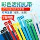 250300扎带彩色红绿蓝黄重复使用大码 活扣可拆松式 塑料尼龙8