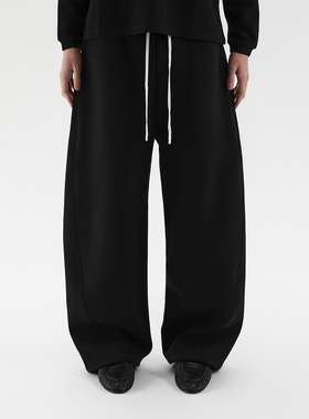 ESAT 空气层双色弯刀宽松休闲运动休闲卫裤