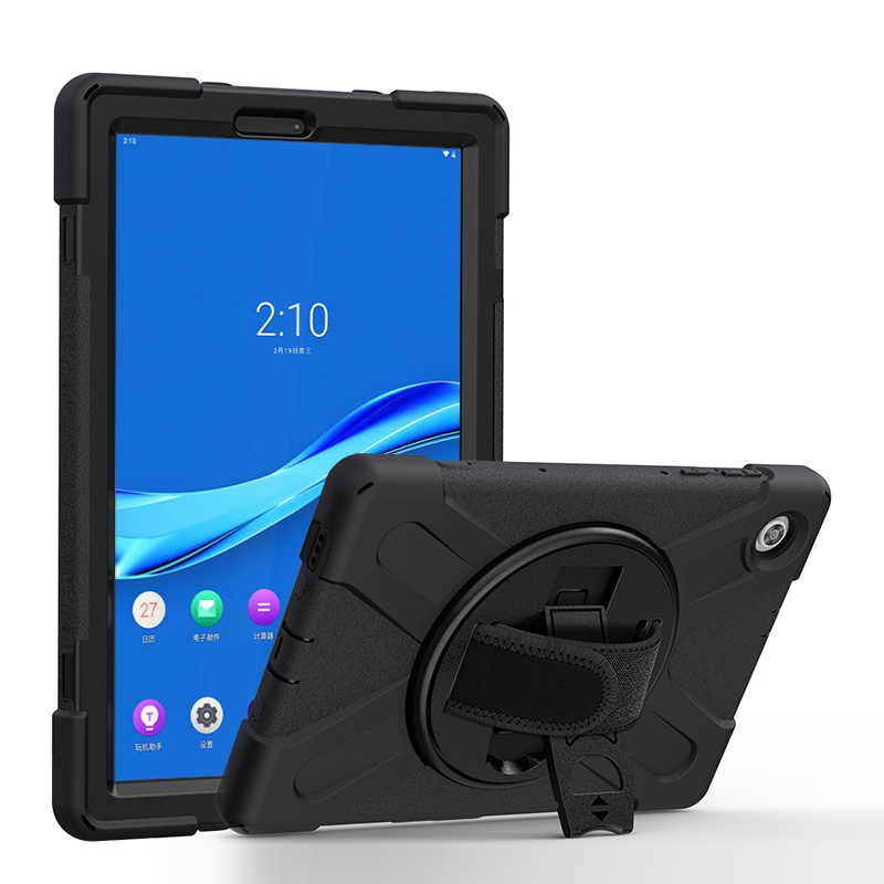 适用于联想M10 Plus硅胶套10.3英寸平板m10 fhd plus保护壳TB-X606F/N防摔软壳X616M旋转支架横竖支撑外套