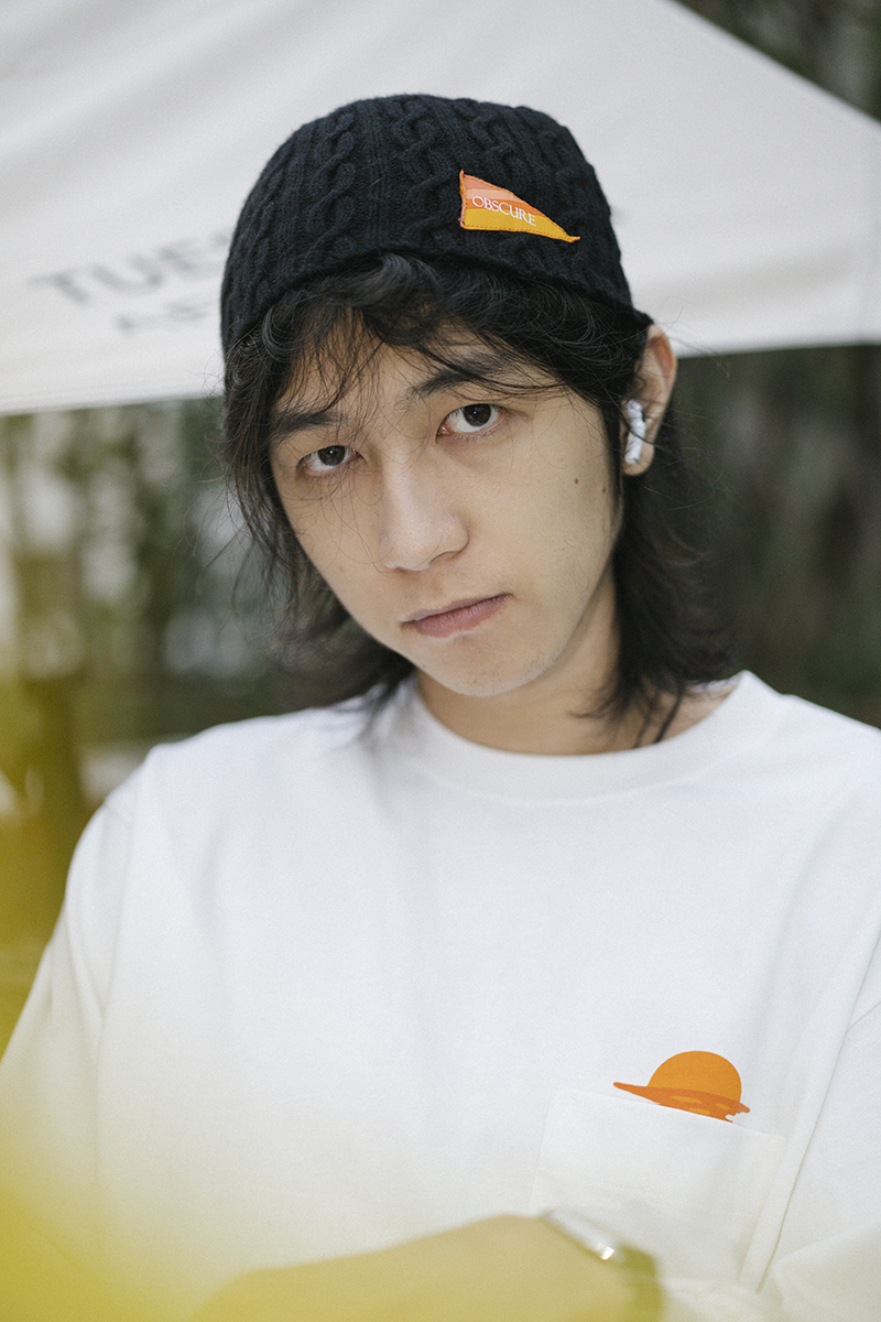 一个短篇丨周二下午 obscure旗标羊毛休闲黑色瓜皮冷帽情侣毛线帽