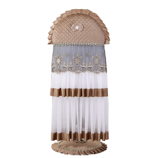 风扇罩防尘罩全包家用电风扇罩子欧式布艺风扇套落地扇罩保护套