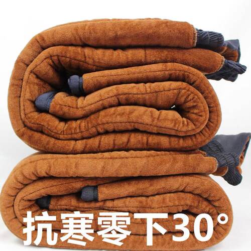 中老年冬天加厚家居睡裤男开尿口
