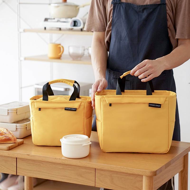 饭盒手提包防水防油女时尚上班族学生带饭大号铝箔便当袋子保温袋