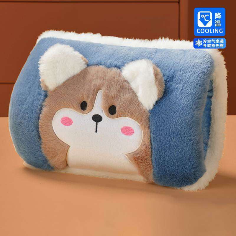 暖宝宝暖手宝热水袋充电毛绒可爱防爆成人男女可拆洗注水暖宫新款