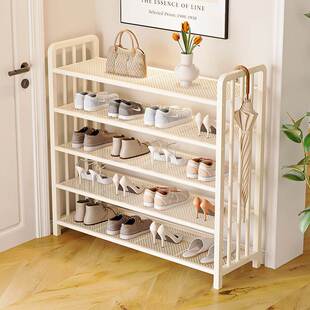 奶油风鞋架子门口家用鞋架室内轻奢型好看收纳层架宿舍简易多层鞋