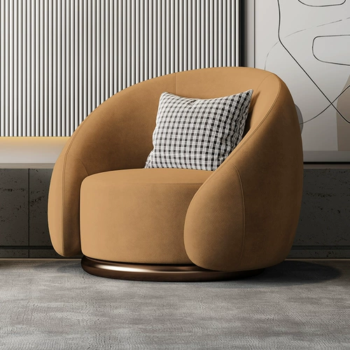 Итальянское современное кресло с изображением тигра для гостиной, можно вращать для отдыха, офиса, кафе, офиса продаж, одиночный диван-кресло