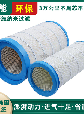 K3050PU空气滤芯适配解放JH6三一500东风大力神天龙新M3000滤清器