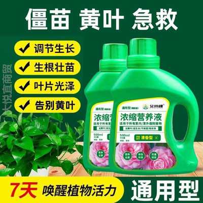 培植促生营养液庭园花肥植物室内种植通用型水绿绿植急救萝专用花