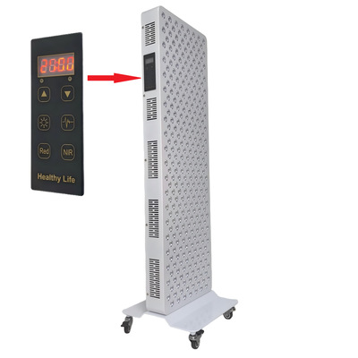 1500W 红光理疗灯红外线灯美容理疗仪850nm660nm立式大排灯健身房